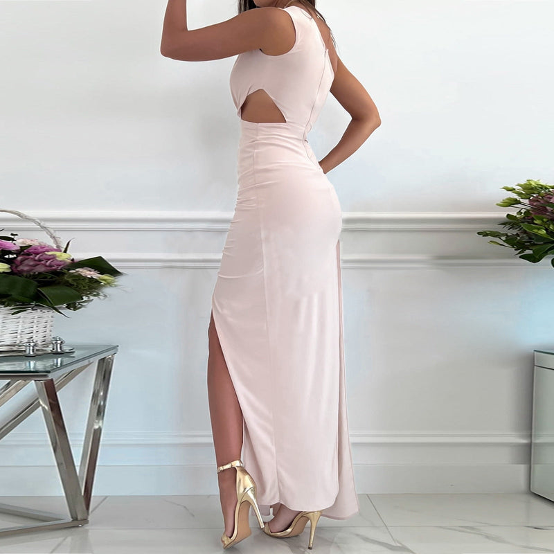 Elegant Green Dress For Women | Stylish & Comfortable-Pink-S-State of Style