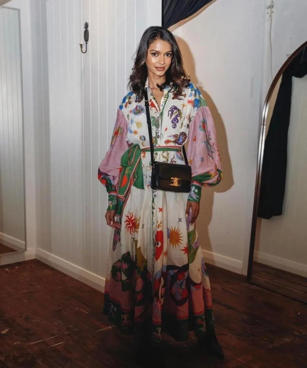 Elegant Italian Maxi Dress – Bianca-S-State of Style