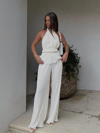 Elegant Lounge Set | Zoe 2-Piece Outfit | Relaxed Fit-White-S-State of Style