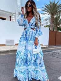 Elegant Maxi Dress | Comfortable & Stylish Women's Wear-Blue-S-State of Style