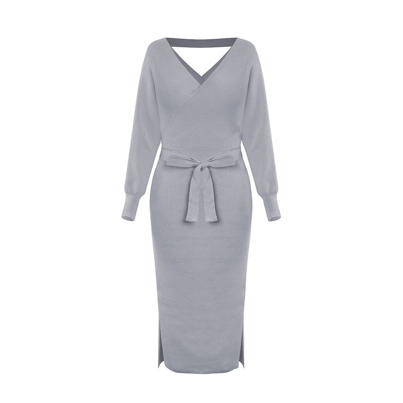 Elegant Maxi Dress | Flowy & Comfortable-Grey-S-State of Style