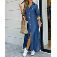 Elegant Maxi Dress | Street Style | Comfortable-Army Green-S-State of Style
