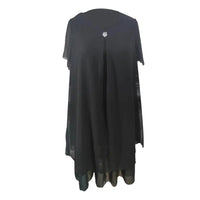 Elegant Midi Evening Dress in Plus Sizes for Curvy Women-Green-2XL-State of Style