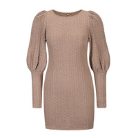 Elegant Off-Shoulder Dress | Flowy and Comfortable-Beige-S-State of Style