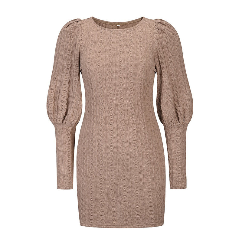 Elegant Off-Shoulder Dress | Flowy and Comfortable-Beige-S-State of Style