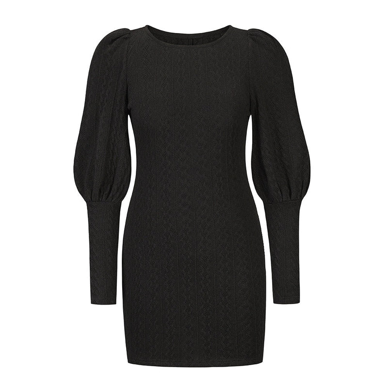 Elegant Off-Shoulder Dress | Flowy and Comfortable-Black-S-State of Style