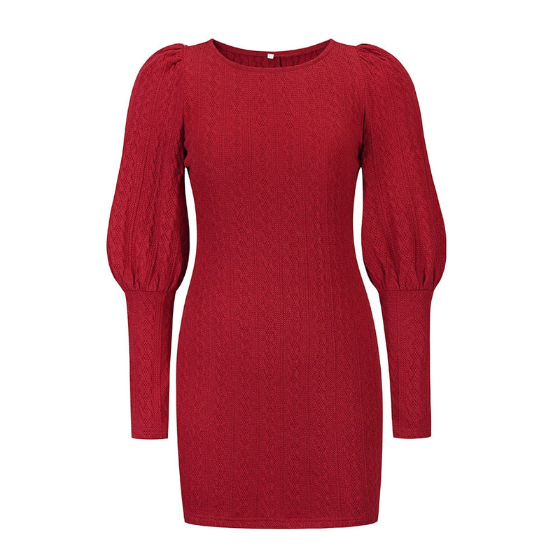 Elegant Off-Shoulder Dress | Flowy and Comfortable-Red-S-State of Style