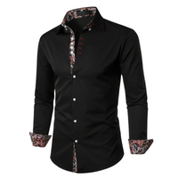 Elegant party shirt for men – Matteo-Black-S-State of Style
