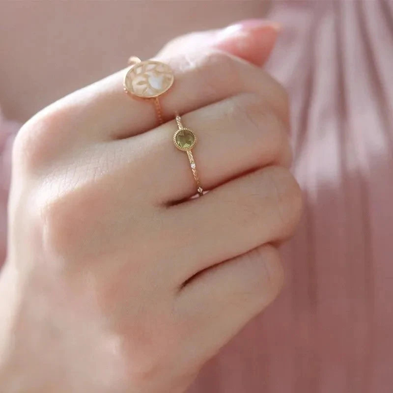 Elegant Peridot Beauty Ring | Stunning Women's Jewellery-State of Style