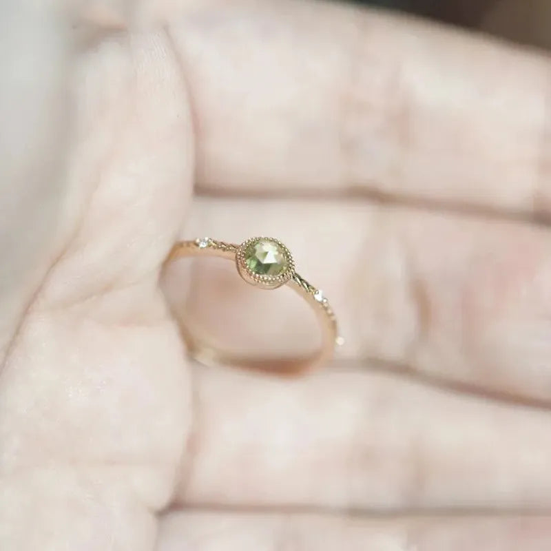 Elegant Peridot Beauty Ring | Stunning Women's Jewellery-State of Style