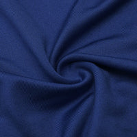 Elegant Plus-Size Dress with Split Skirt-Blue-M-State of Style