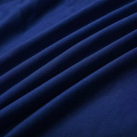 Elegant Plus-Size Dress with Split Skirt-Blue-M-State of Style