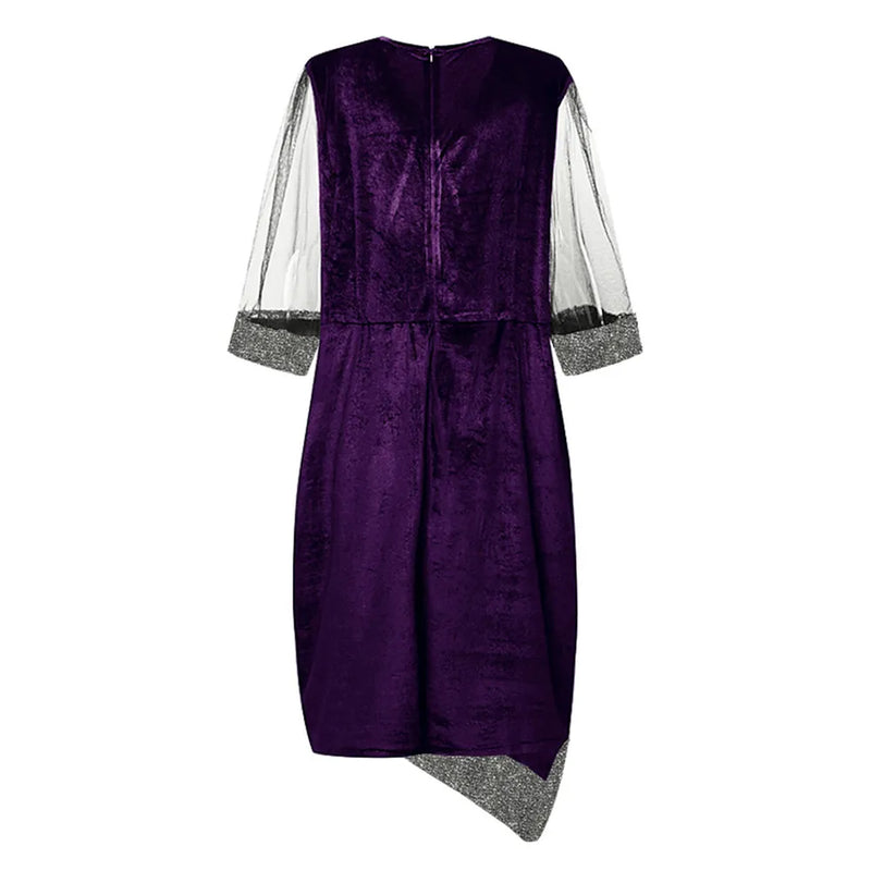 Elegant Plus-Size Party Dress-Green-L-State of Style