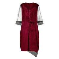 Elegant Plus-Size Party Dress-Green-L-State of Style