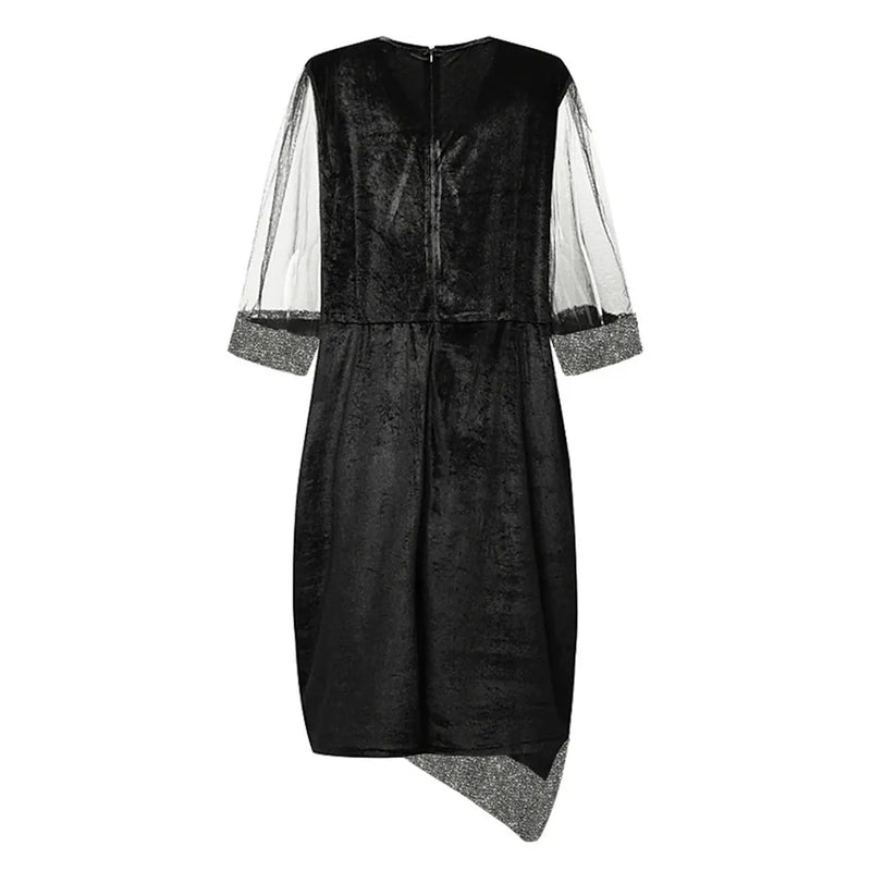 Elegant Plus-Size Party Dress-Green-L-State of Style