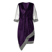 Elegant Plus-Size Party Dress-Green-L-State of Style