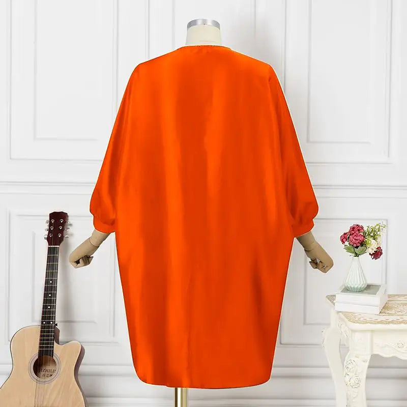 Elegant Plus Size Summer Dress with Batwing Sleeves & Floral Print-Rose-2XL-State of Style