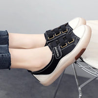 Elegant real leather sneakers for women – Beatrice-Black-3-State of Style