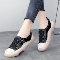 Elegant real leather sneakers for women – Beatrice-Black-3-State of Style