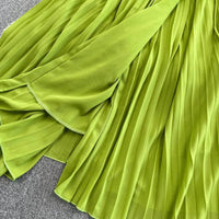 Elegant Summer Dress for Women-Green-S-State of Style