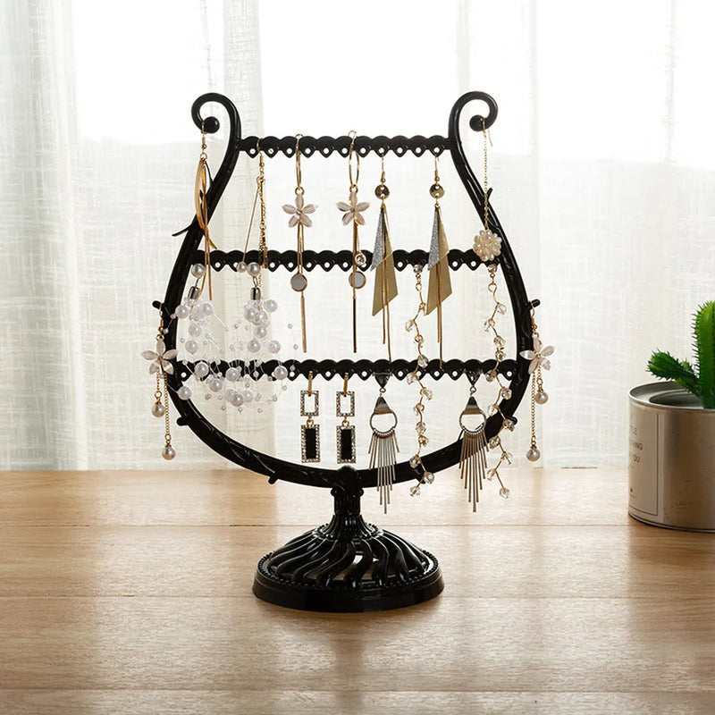 Elegant Wine Glass Jewellery Organiser-GREEN-State of Style