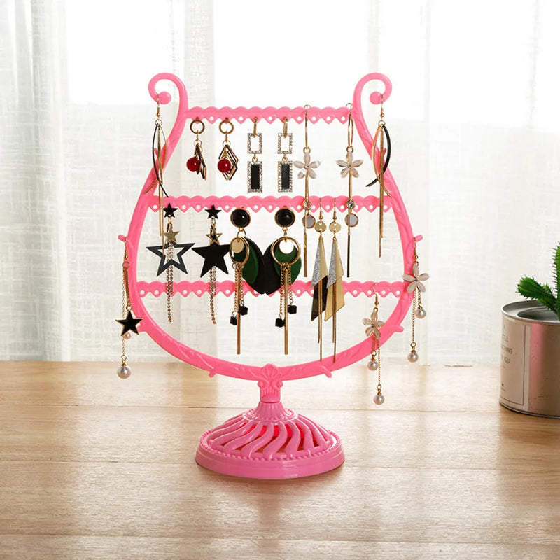 Elegant Wine Glass Jewellery Organiser-PINK-State of Style