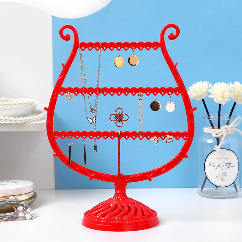 Elegant Wine Glass Jewellery Organiser-RED-State of Style