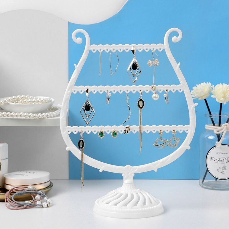Elegant Wine Glass Jewellery Organiser-WHITE-State of Style