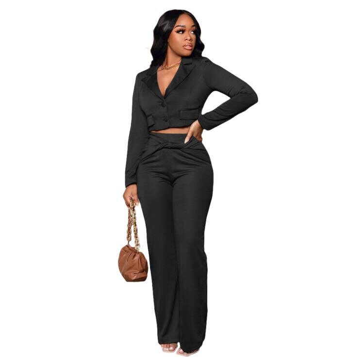 Elegant Women's Blazer | Stylish Formal Wear-Black-S-State of Style