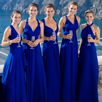 Elegant wrap maxi dress with a feminine fit – Celine-Blue-S-State of Style