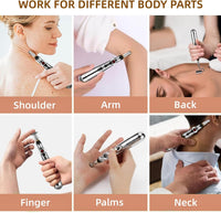 ELEKTRONISCHE ACUPUNCTUUR PEN - MERIDIAAN ENERGIE MASSAGEPEN VOOR PIJNBESTRIJDING-Enkel Twee Koppen-State of Style