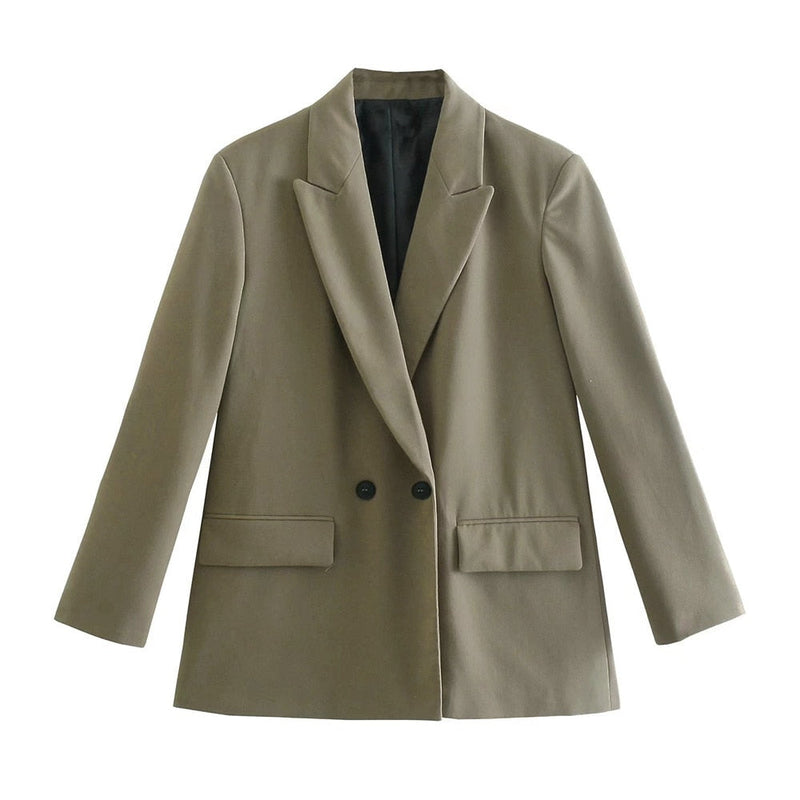 Elena Blazer | Sophisticated & Timeless-Army-XS-State of Style