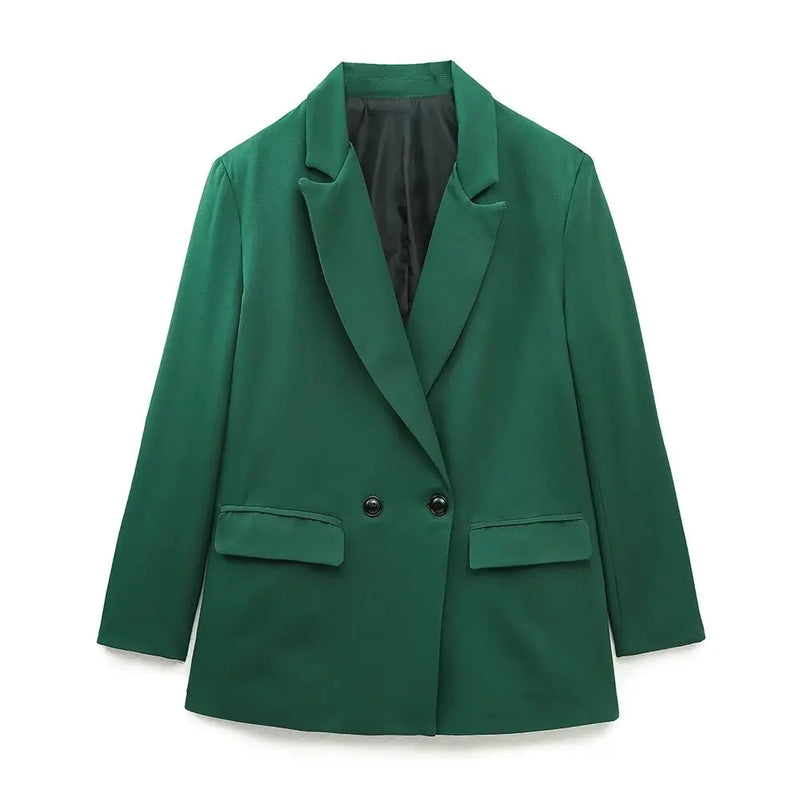 Elena Blazer | Sophisticated & Timeless-Green-XS-State of Style