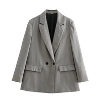 Elena Blazer | Sophisticated & Timeless-Grey-XS-State of Style