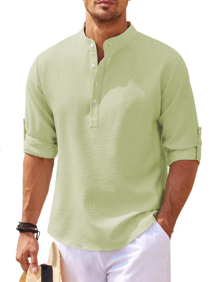 Elite Casual Men's Shirt - Urban Style-Green-M-State of Style