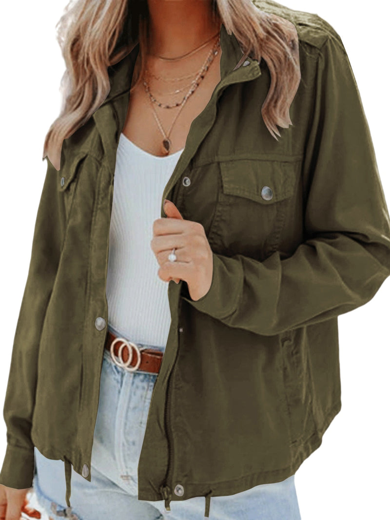 Eliza's Jacket | Stylish and Comfortable Women's Jacket-Dark Green-S-State of Style