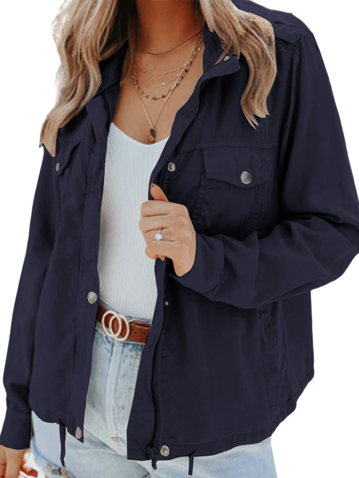Eliza's Jacket | Stylish and Comfortable Women's Jacket-Navy Blue-S-State of Style