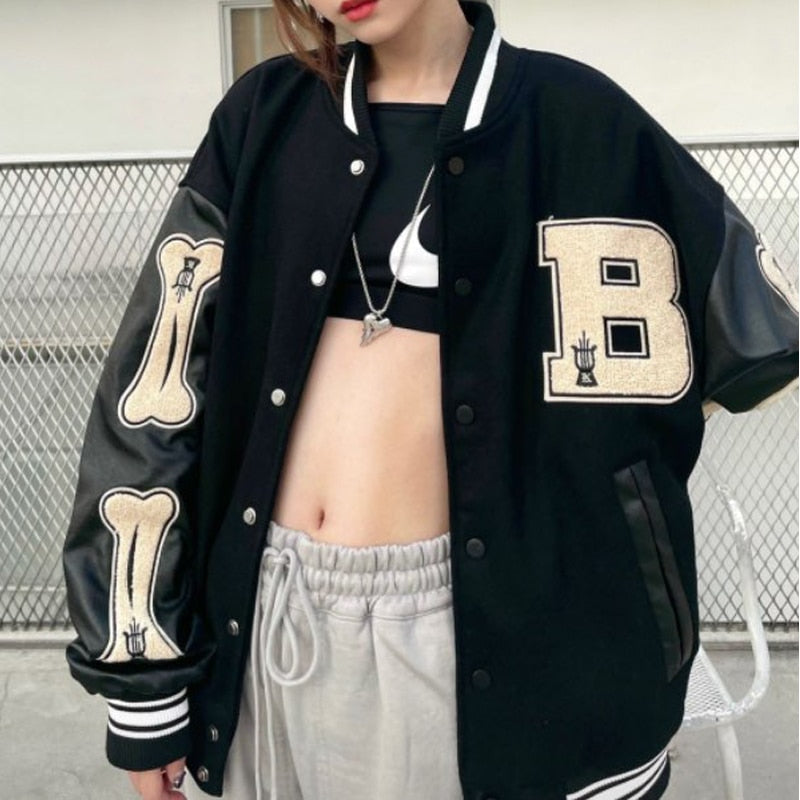 Elliana's Jacket | Women's Stylish Bomber Jacket-Black-M-State of Style
