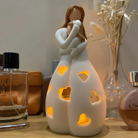 Embracing Mother and Daughter Candle Holder - EternalBond-State of Style