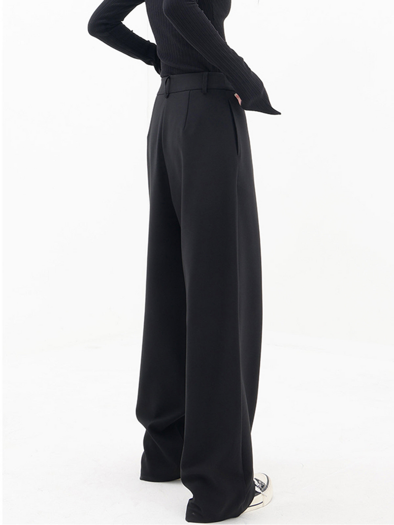 Emma Baggy Trousers - Modern Style for Women-Black-S-State of Style