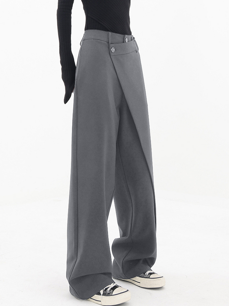 Emma Baggy Trousers - Modern Style for Women-Black-S-State of Style