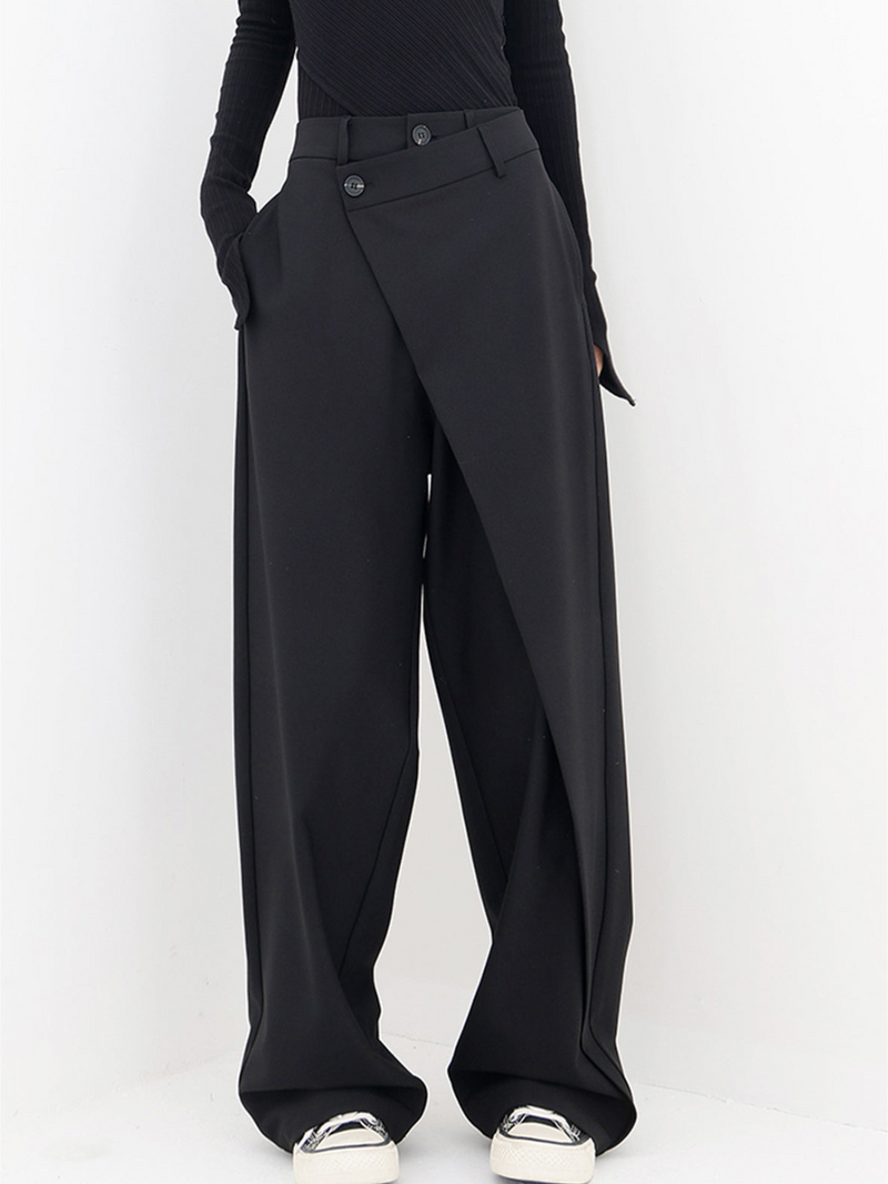 Emma Baggy Trousers - Modern Style for Women-Black-S-State of Style