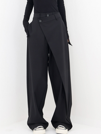 Emma Baggy Trousers - Modern Style for Women-Black-S-State of Style