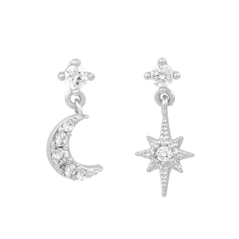 Enchanting Star Light Earrings - Astrid-Star Chain Earrings-State of Style