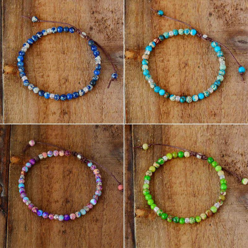 Energy Bracelet Jasper - Nyima-4-Bracelet Set-17 cm-State of Style