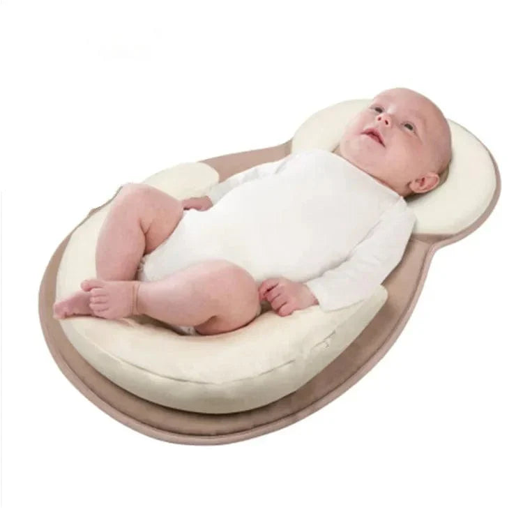 Ergonomic Baby Pillow – CosiNest-Beige-State of Style