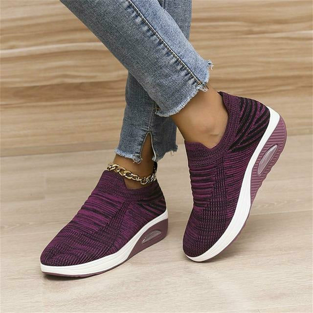 Ergonomic mesh sneakers with air cushioning for women – Alina-Violet-3-State of Style
