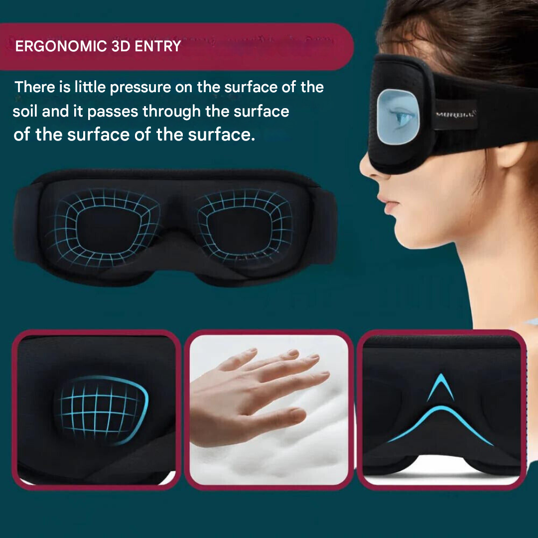 Ergonomic Sleep Mask - DreamShield-Black-State of Style