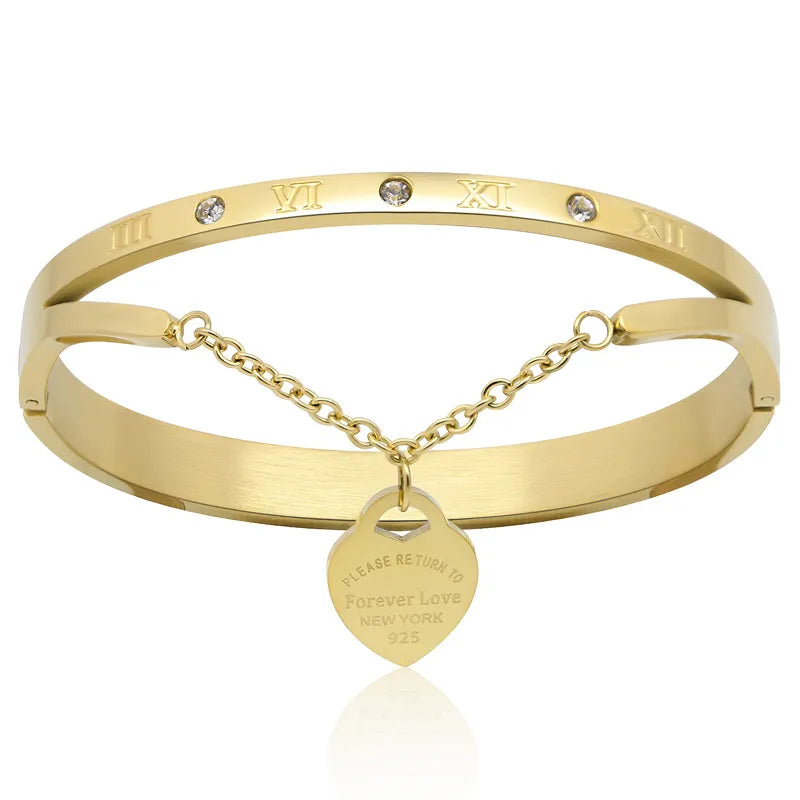 Eternal Love Bangle | Elegant Women's Jewellery-Gold-State of Style