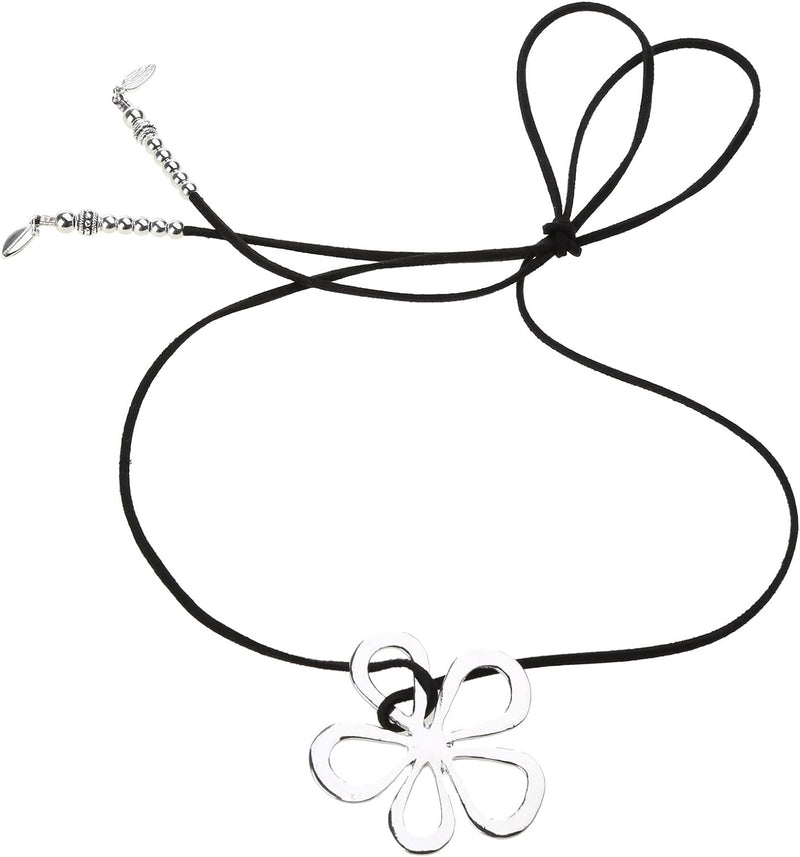 Ethnic Style Flower Necklace | Bohemian Floral Pendant-State of Style